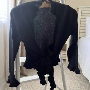 Juicy Couture black sweater, shrug size S